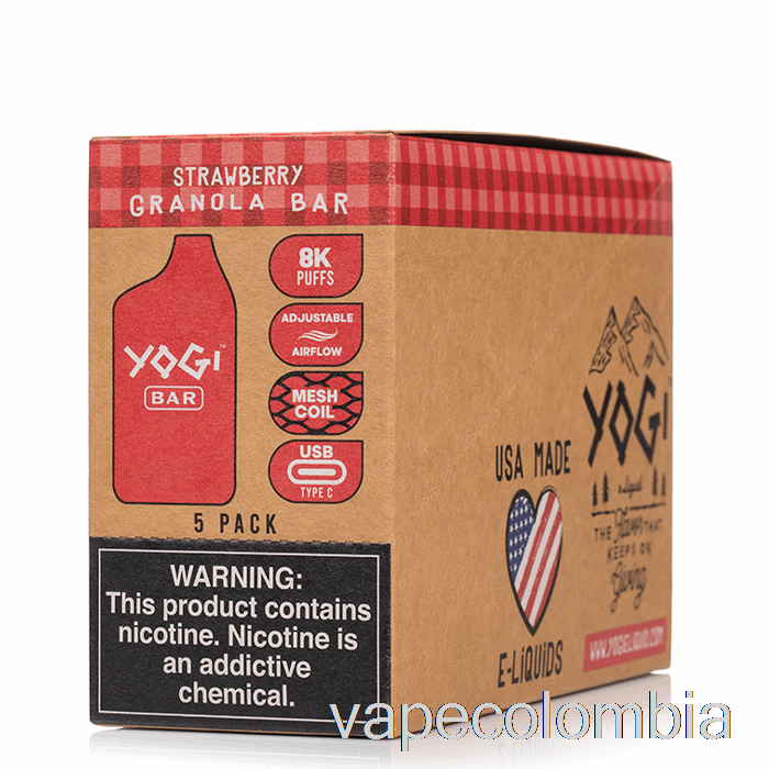 Kit Vape Completo [paquete De 5] Yogi Bar 8000 Desechable